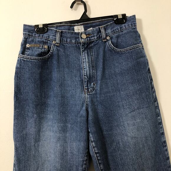 VTG Calvin Klein Jeans 12 Easy Fit Tapered Denim 100% Cotton Y2K 90s Minimalist - Picture 2 of 10